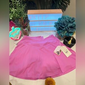 Biogilates Chic Pink Mini Skirt for Women